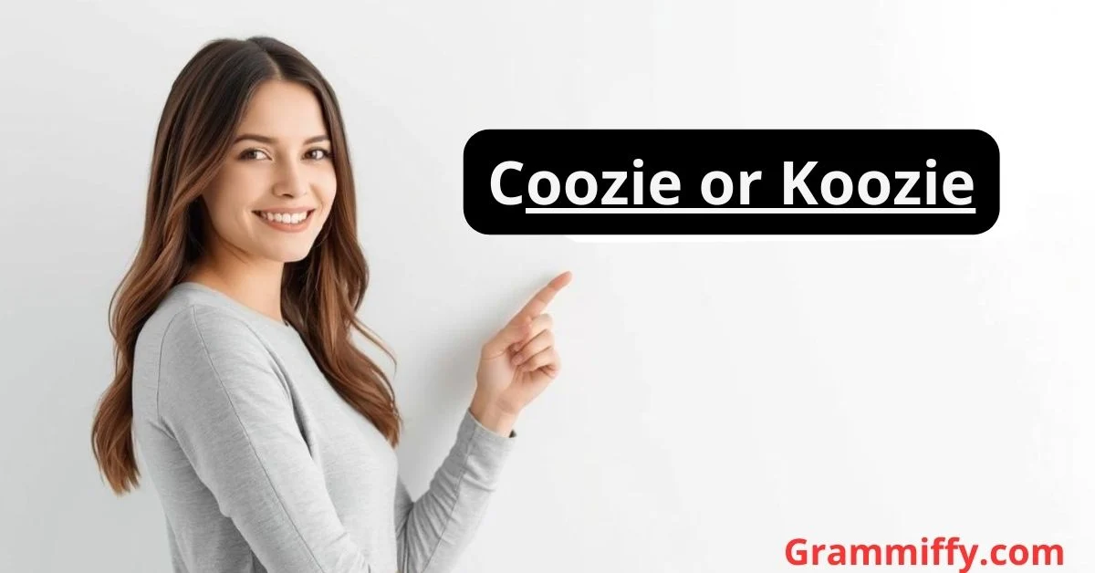 Coozie or Koozie