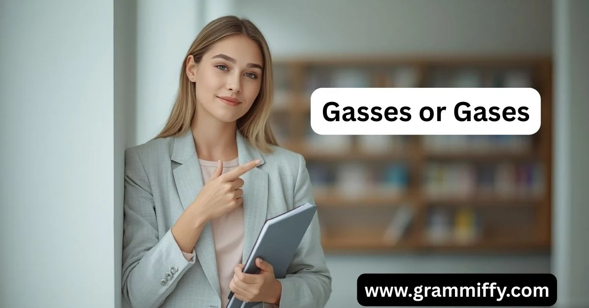 Gasses or Gases