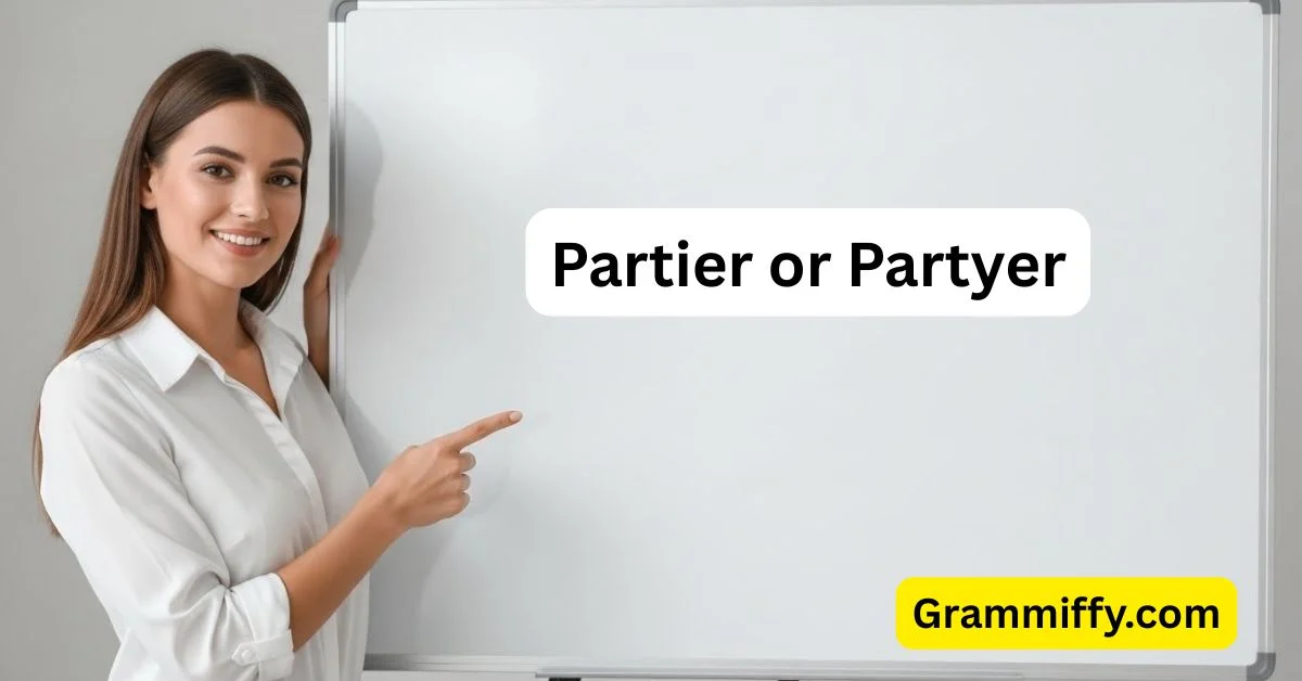 Partier or Partyer