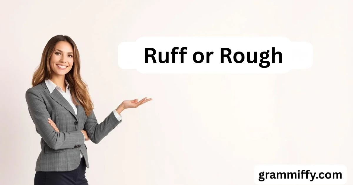 Ruff or Rough