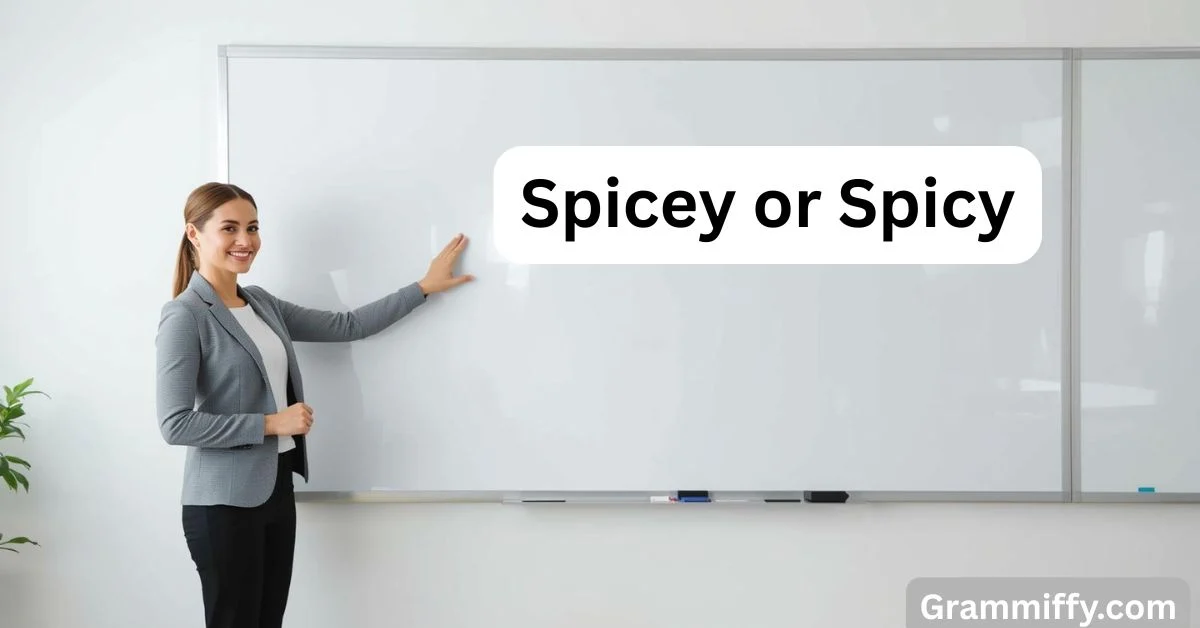 Spicey or Spicy