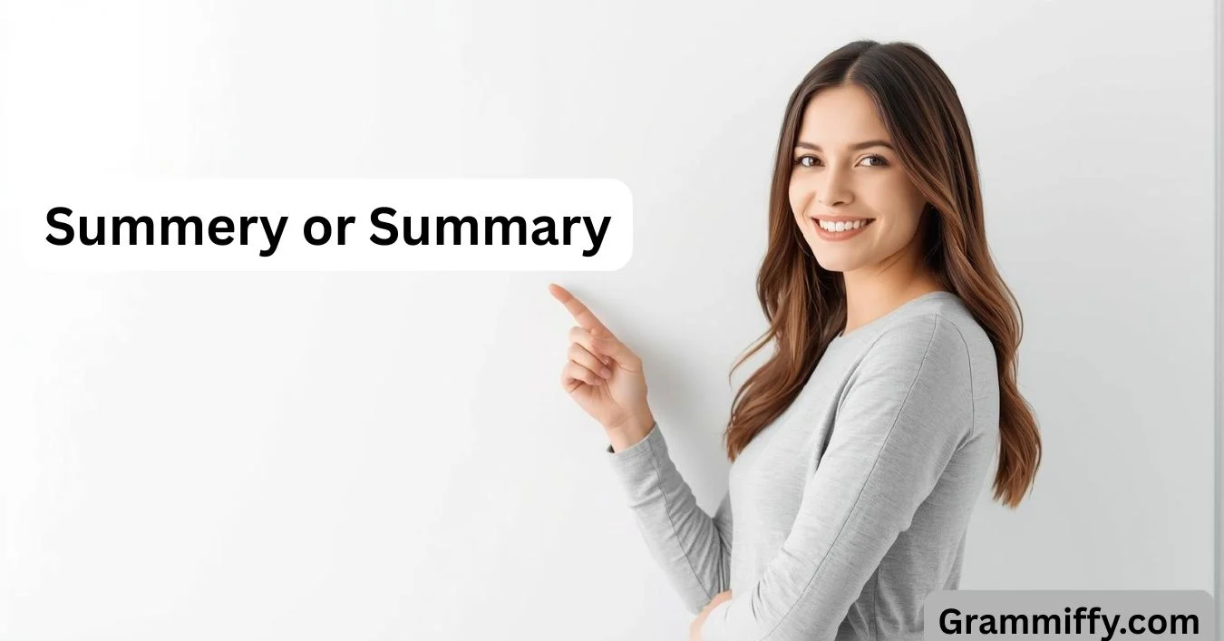 Summery or Summary