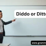 Diddo or Ditto