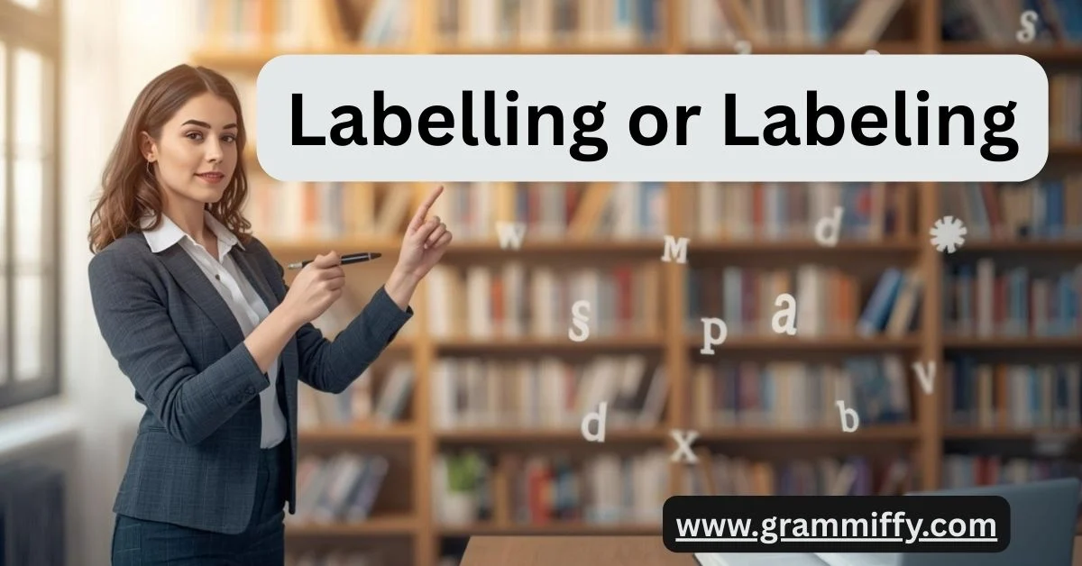 Labelling or Labeling