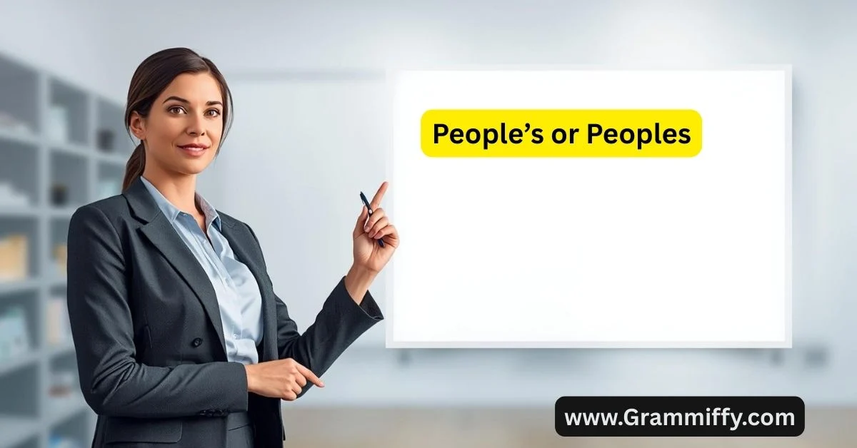 People’s or Peoples