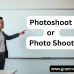 Photoshoot or Photo Shoot