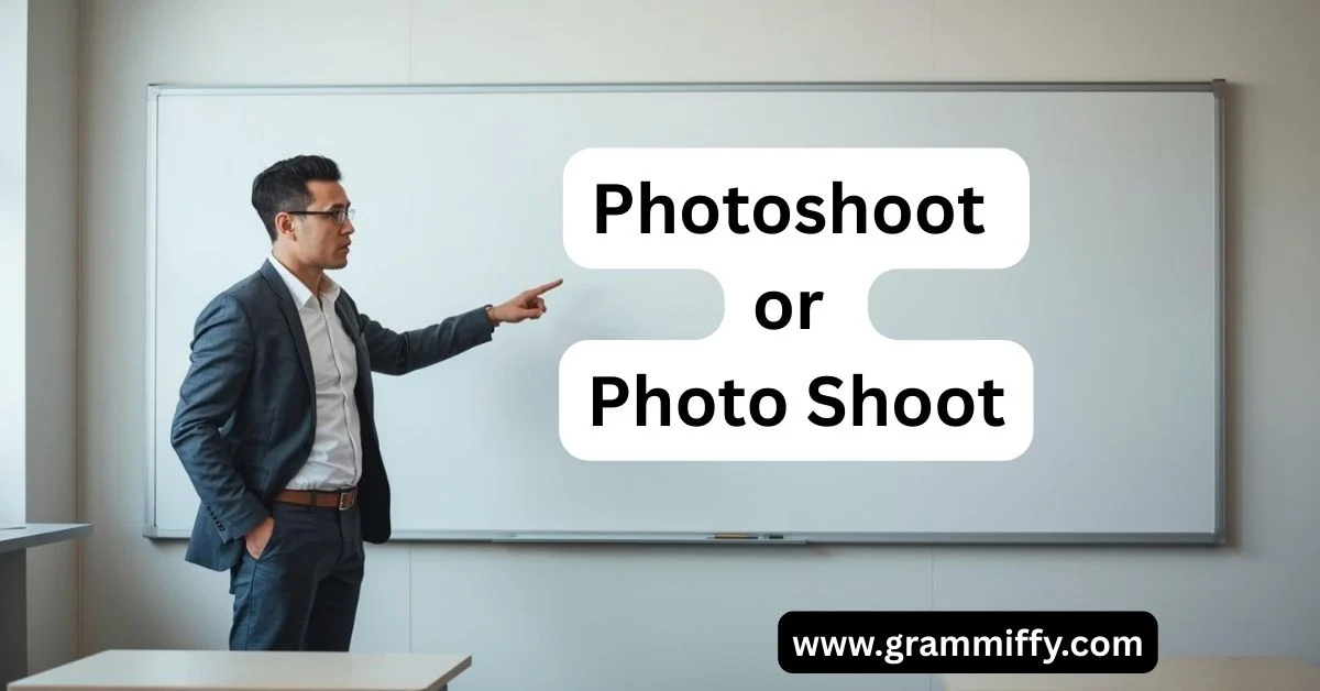 Photoshoot or Photo Shoot