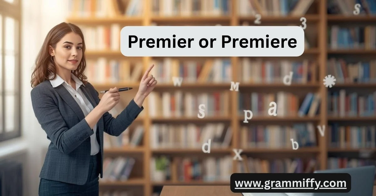 Premier or Premiere