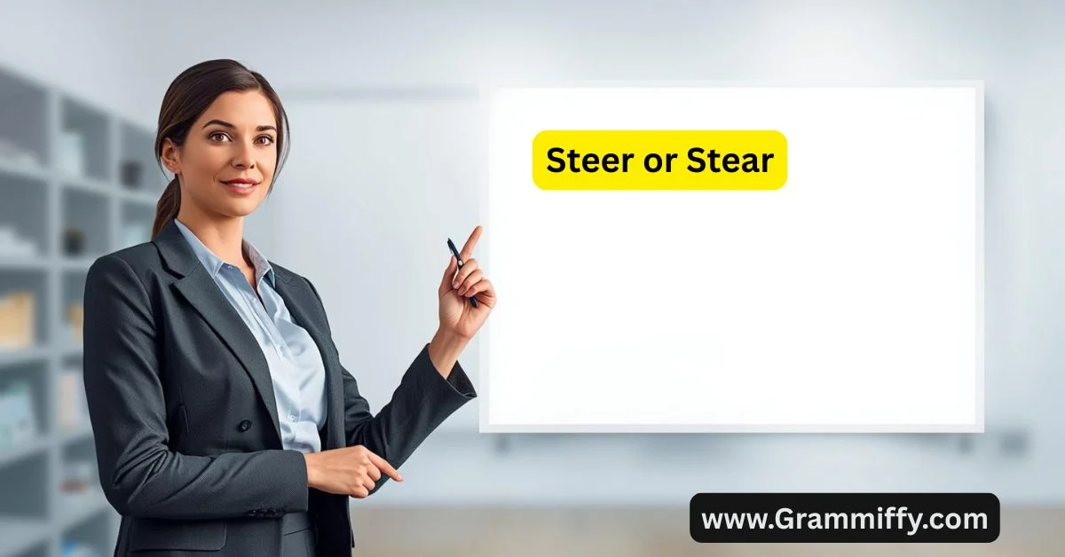 Steer or Stear