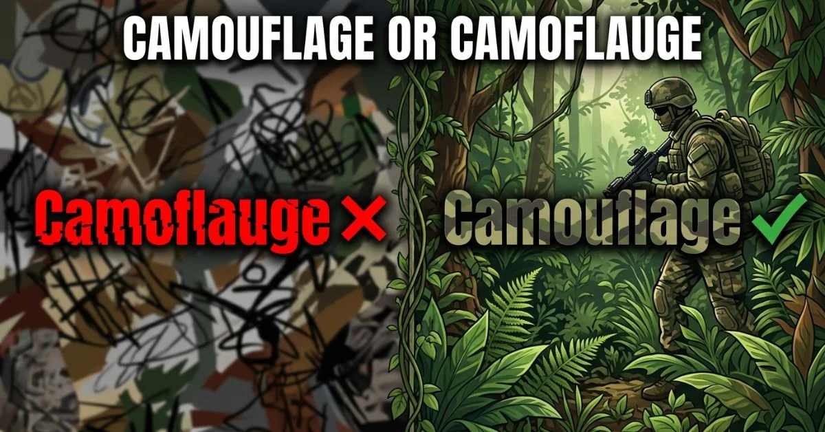Camouflage or Camoflauge