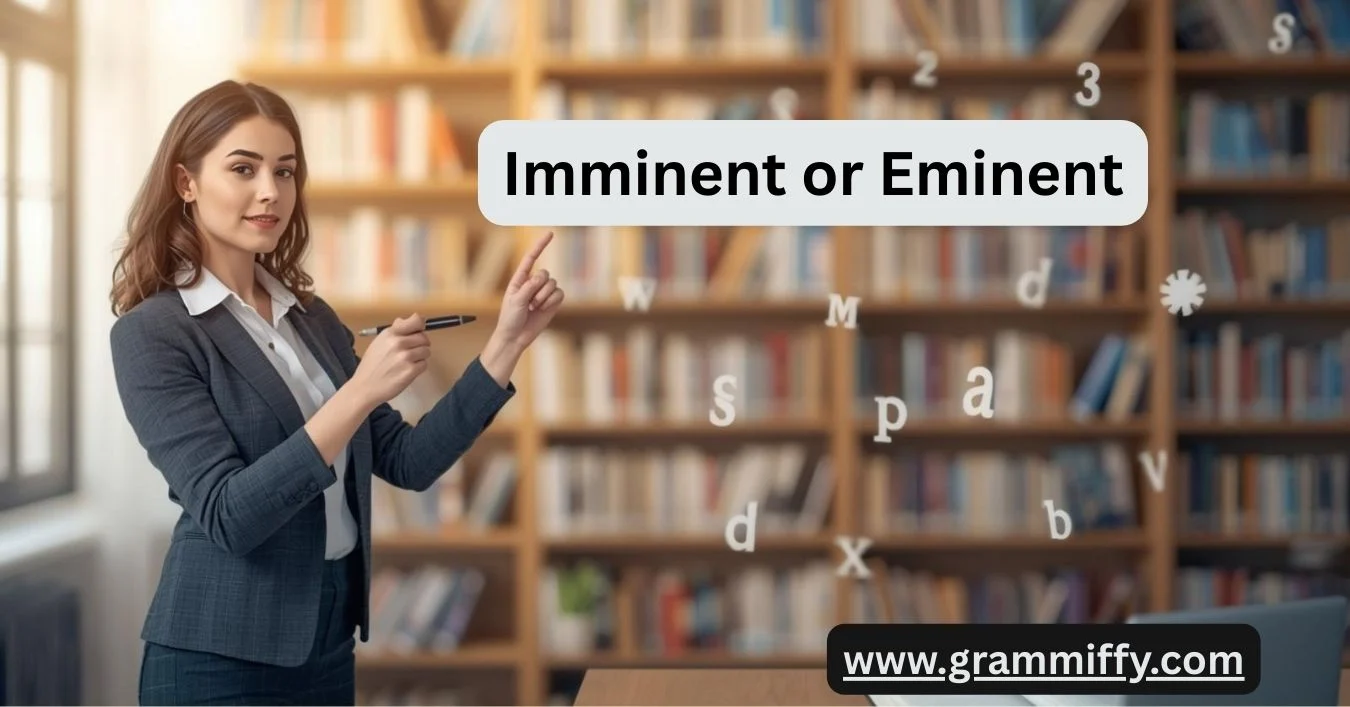 Imminent or Eminent