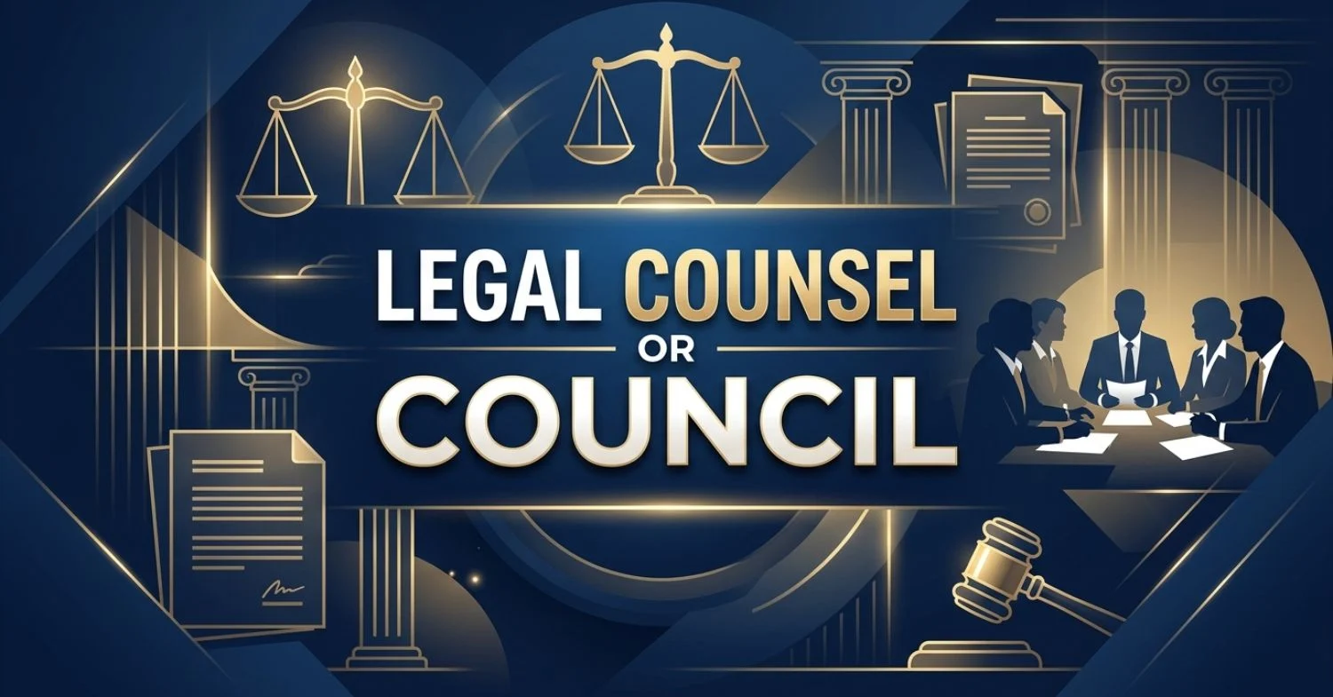 legal counsel or council