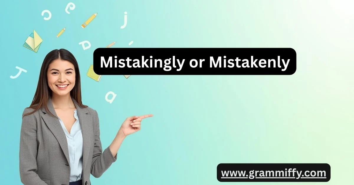 Mistakingly or Mistakenly