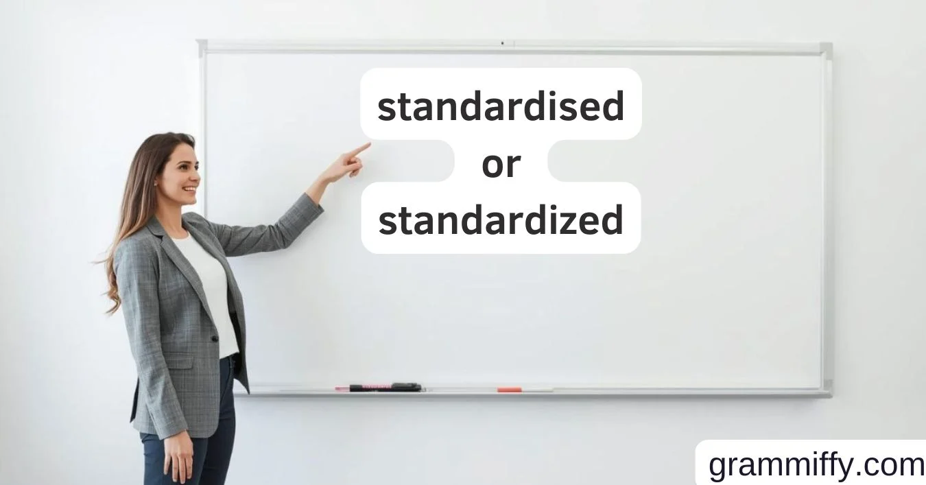 standardised or standardized