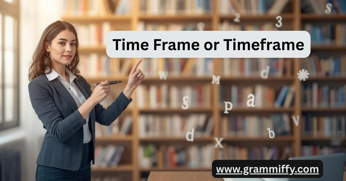 Time Frame or Timeframe