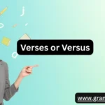 Verses or Versus