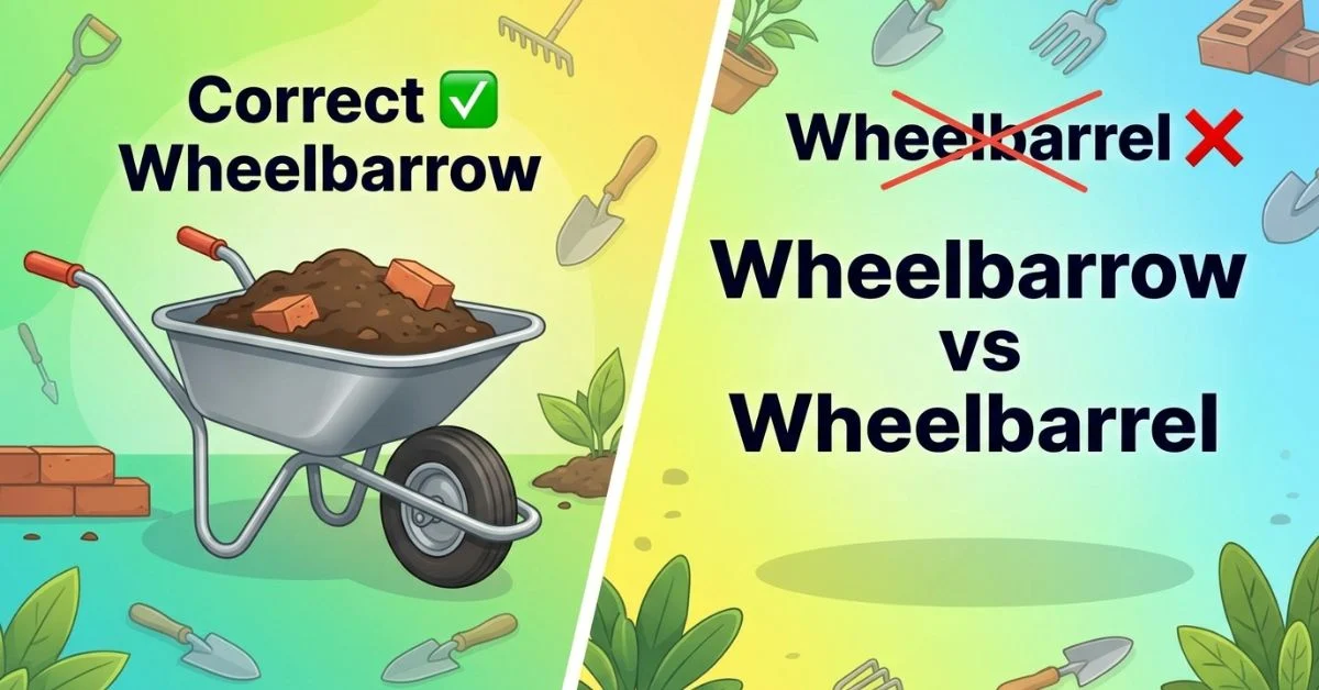 Wheelbarrow or Wheelbarrel
