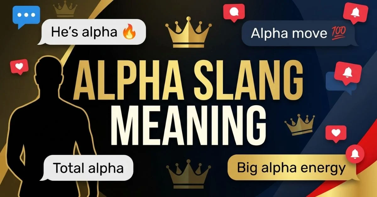 Alpha Slang Meaning
