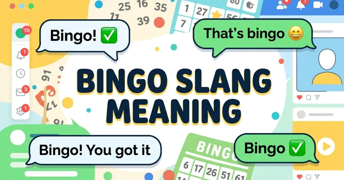 Bingo Slang Meaning