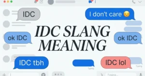 IDC Slang Meaning