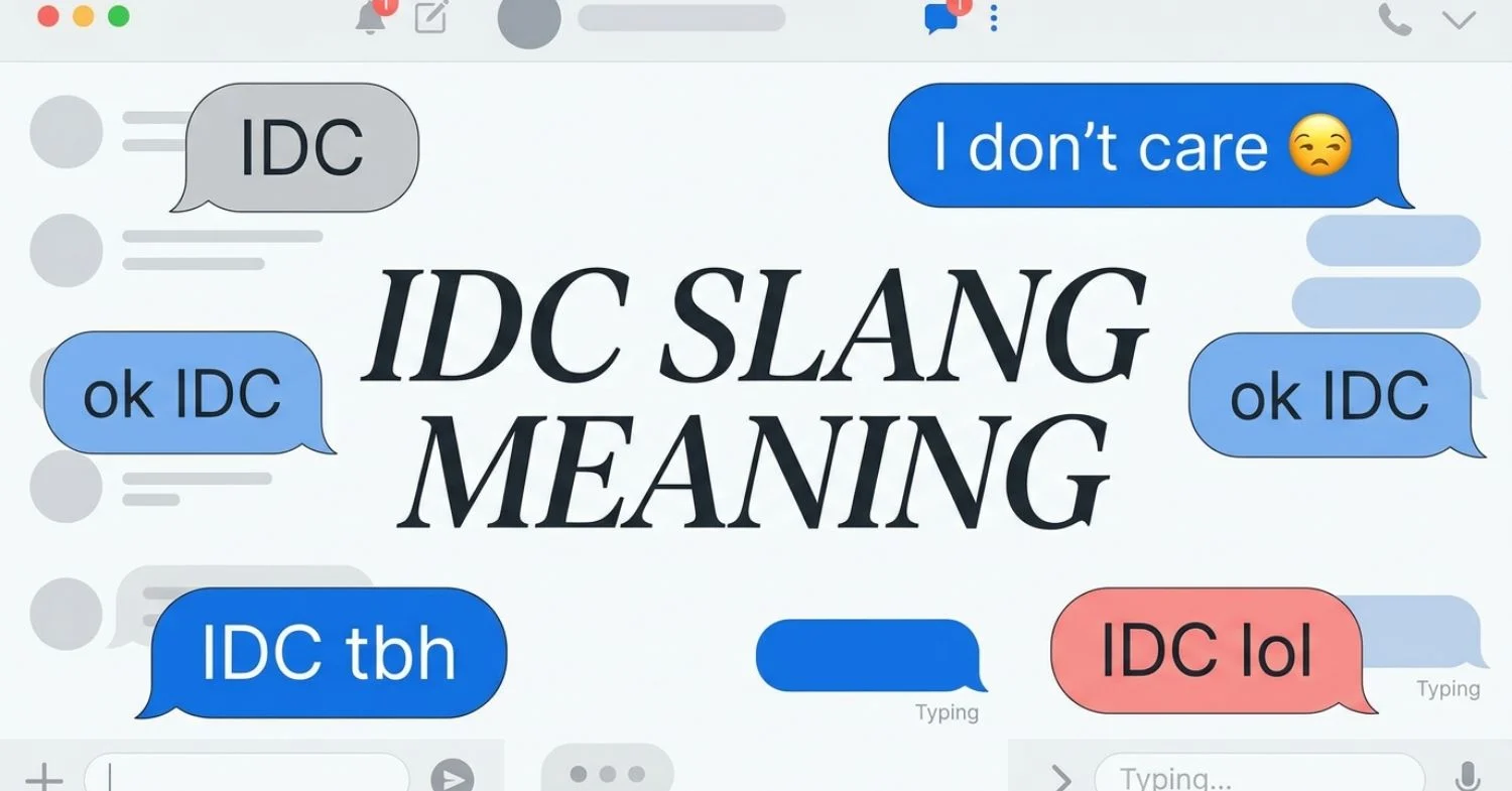 IDC Slang Meaning