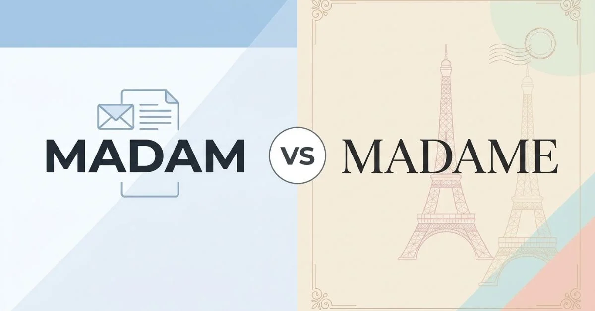 Madame or Madam