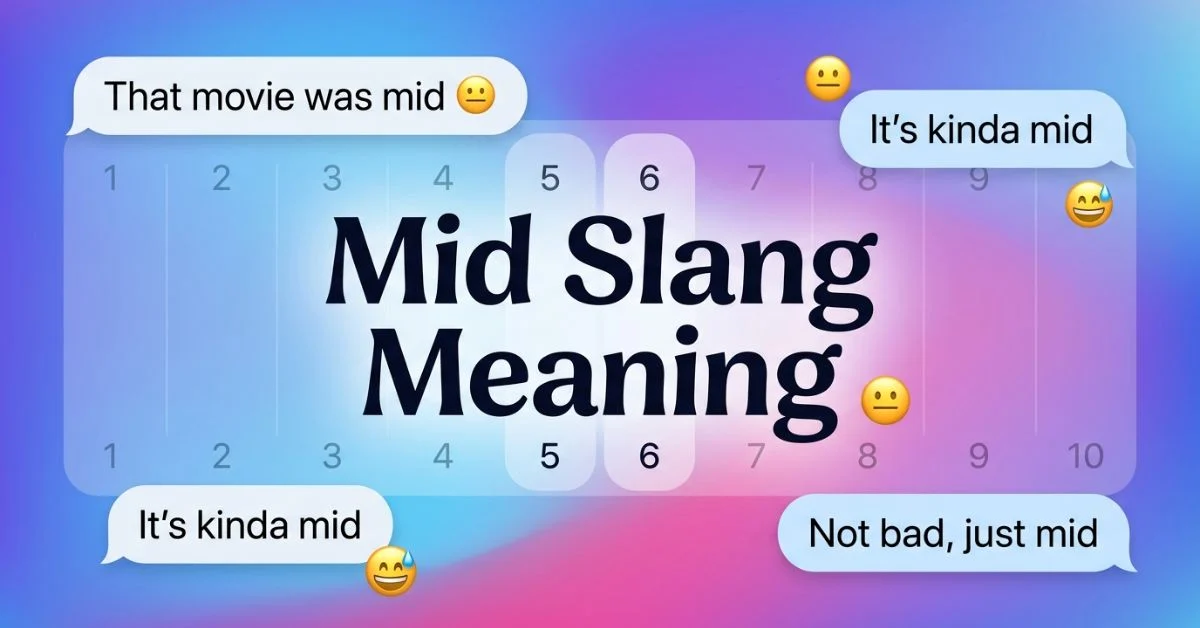 Mid Slang Meaning