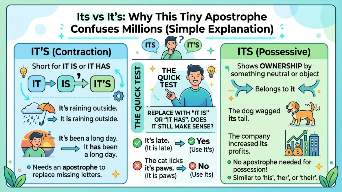 Its vs It’s: Why This Tiny Apostrophe Confuses Millions (Simple ...